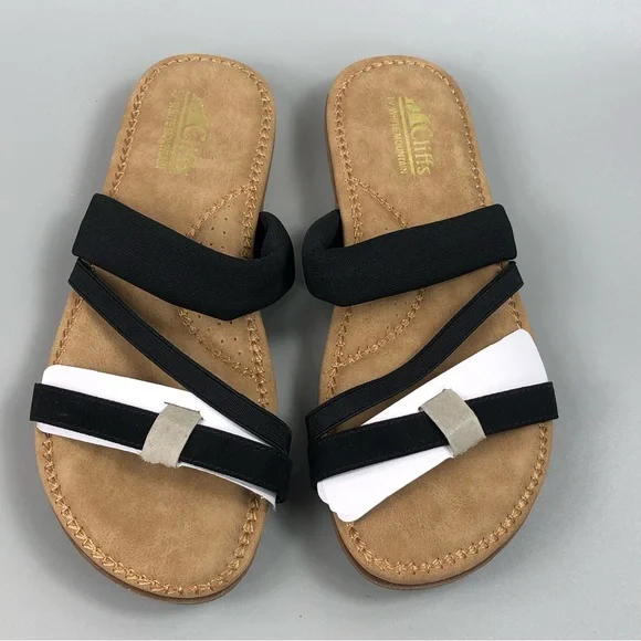 Cliffs by White Mountain Farris Women’s Slide Sandals Size 8.5M - Picture 4 of 9